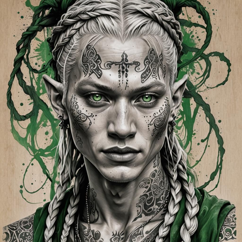 Elven tattoo 23