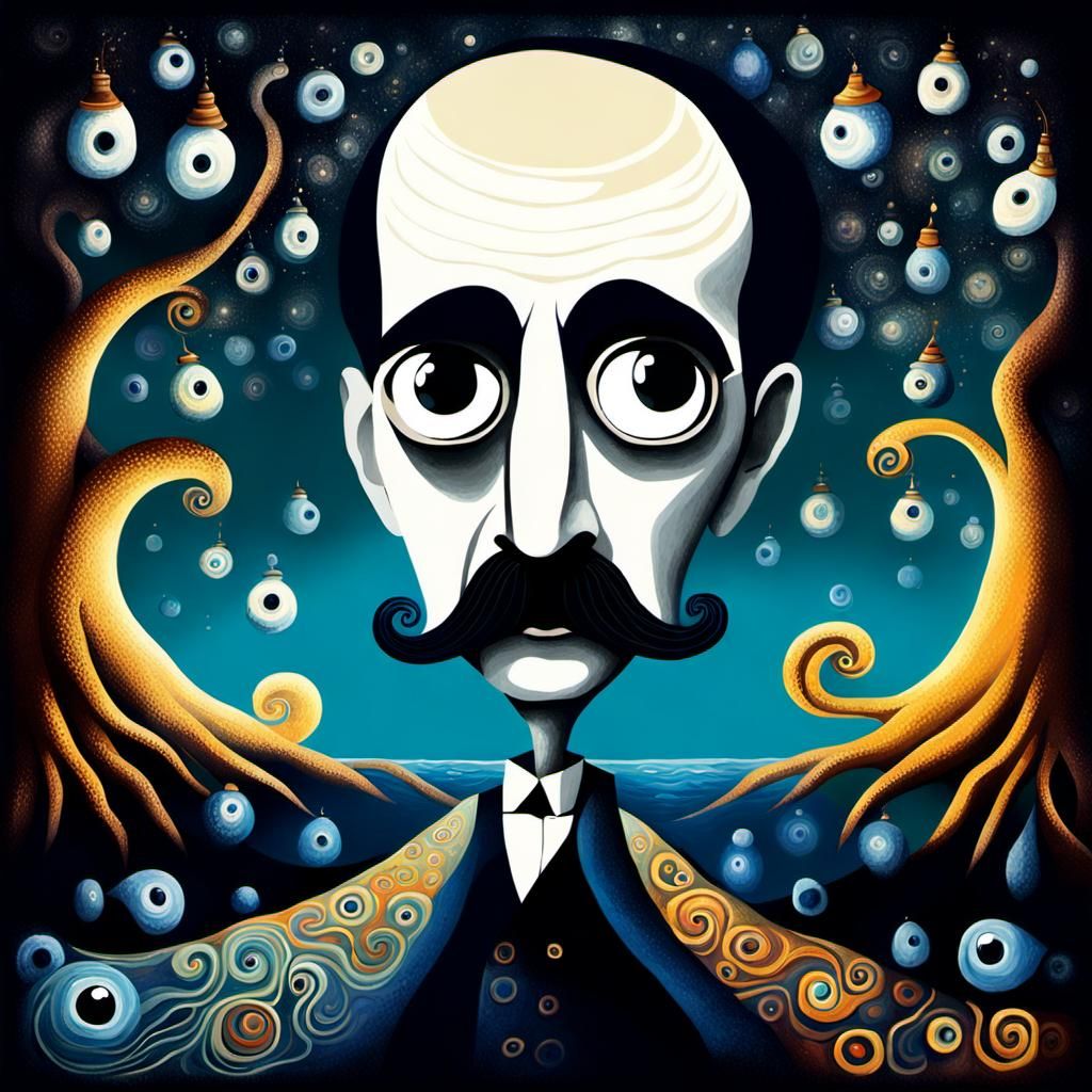 Cartoon Octopus Meets Marcel Proust in Comic Art