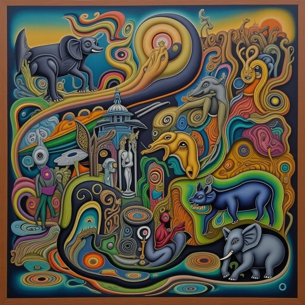 Vibrant India Inspired by Traditional Indian Art