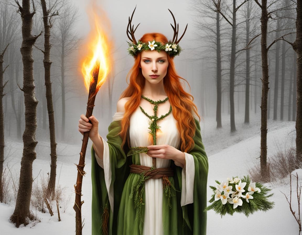 Imbolc Sabat Digital Rendering