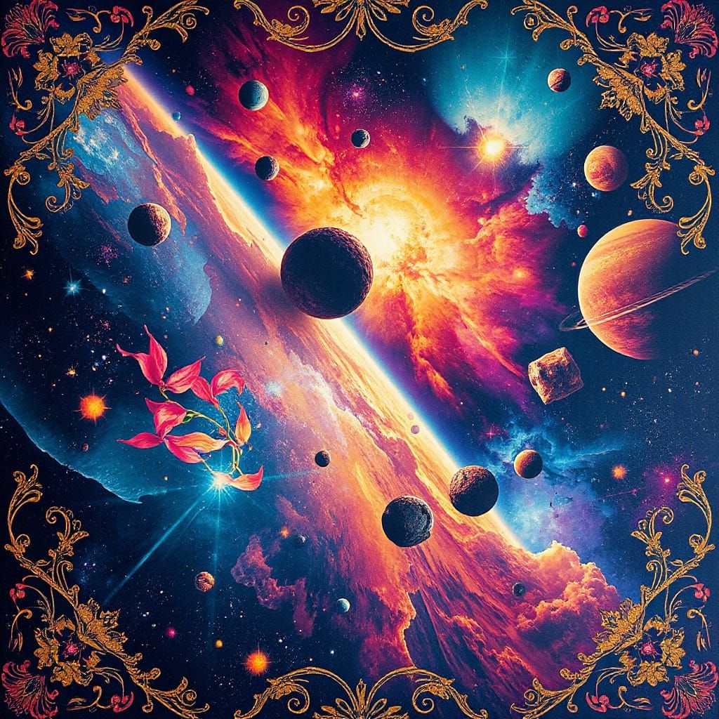 Cosmic Tapestry: Nebulae Bloom in Celestial Wonder