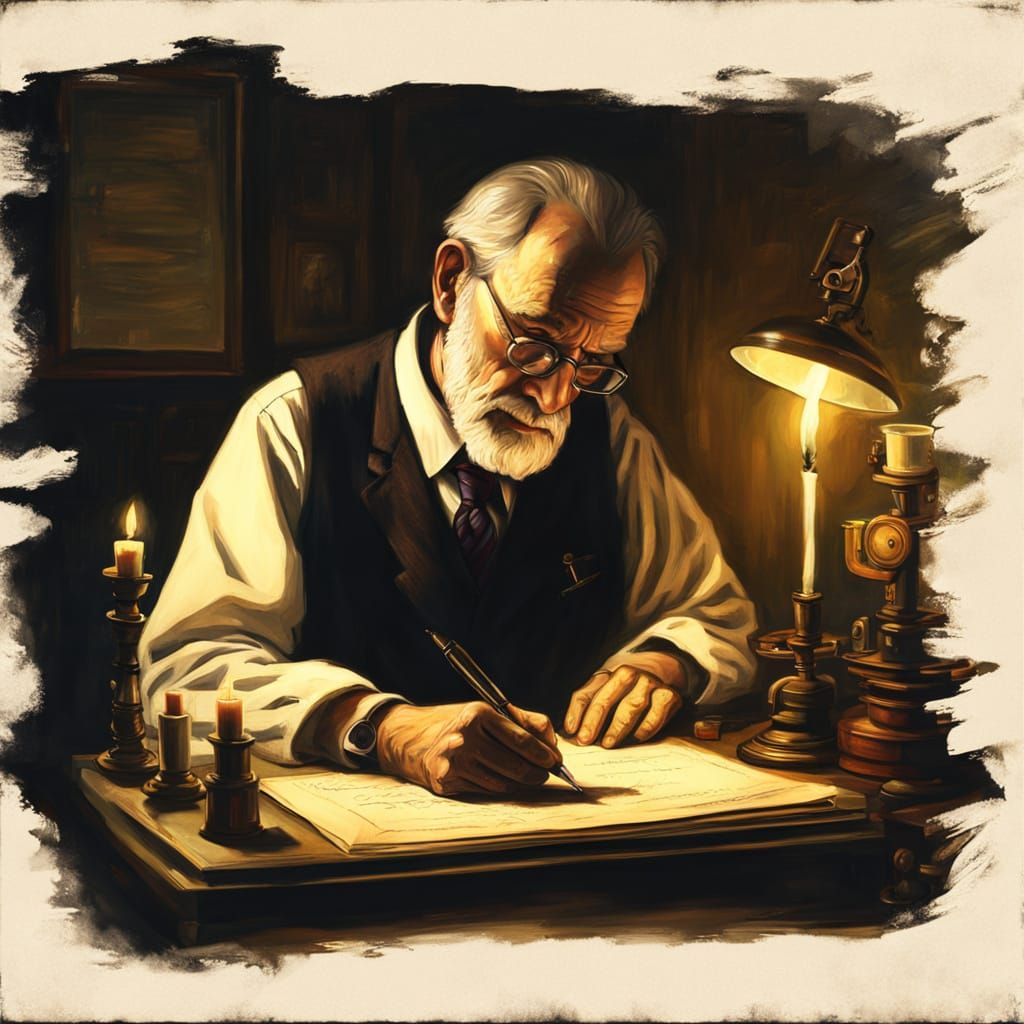 Eerie Portrait of Dr. Harold Shipman as Oil Painting