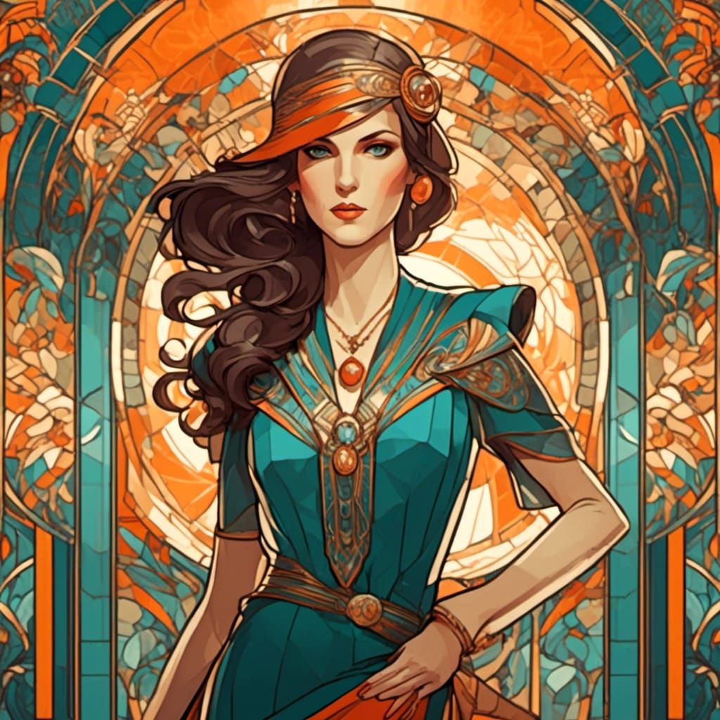 Anna Kendrick in 1920s Art Deco Style