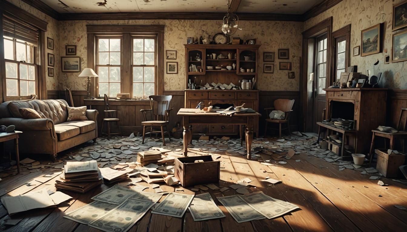 Holding a $10,000 PayPal Check: Hyper-Realistic Digital Art