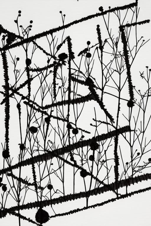 Anatomical Graphic Score in Dadaist Style