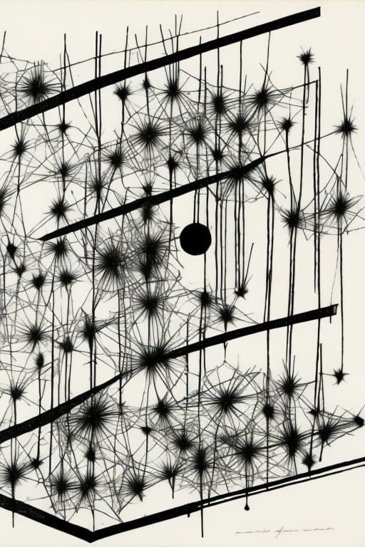 Anatomical Graphic Score in Dadaist Style