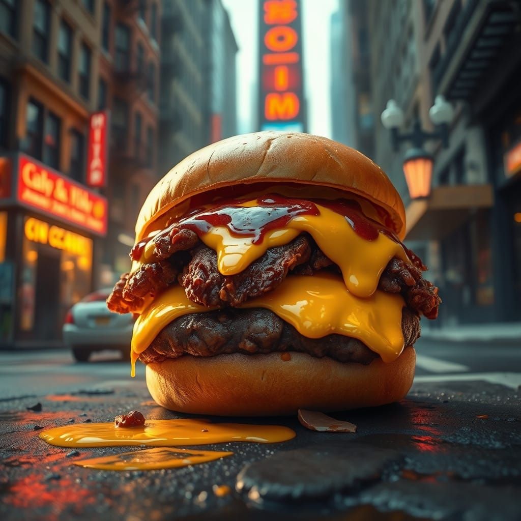 Fantastical Burger Oasis in Gritty Manhattan