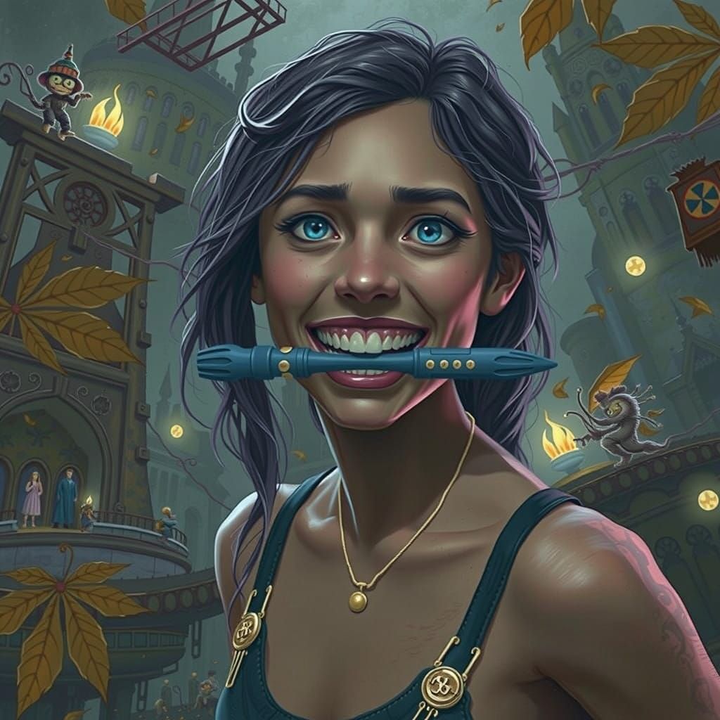 Heroic Figure Conveys Message with Sonic Screwdriver