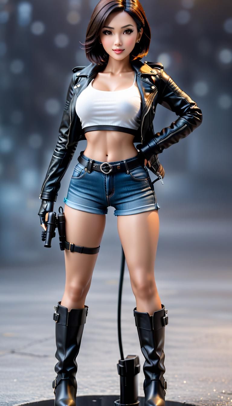 Thai Woman Action Figure, Professional Photography