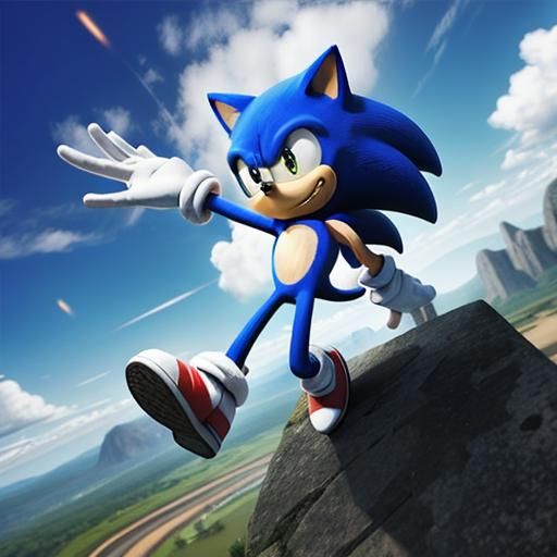 AI Image of Sonic