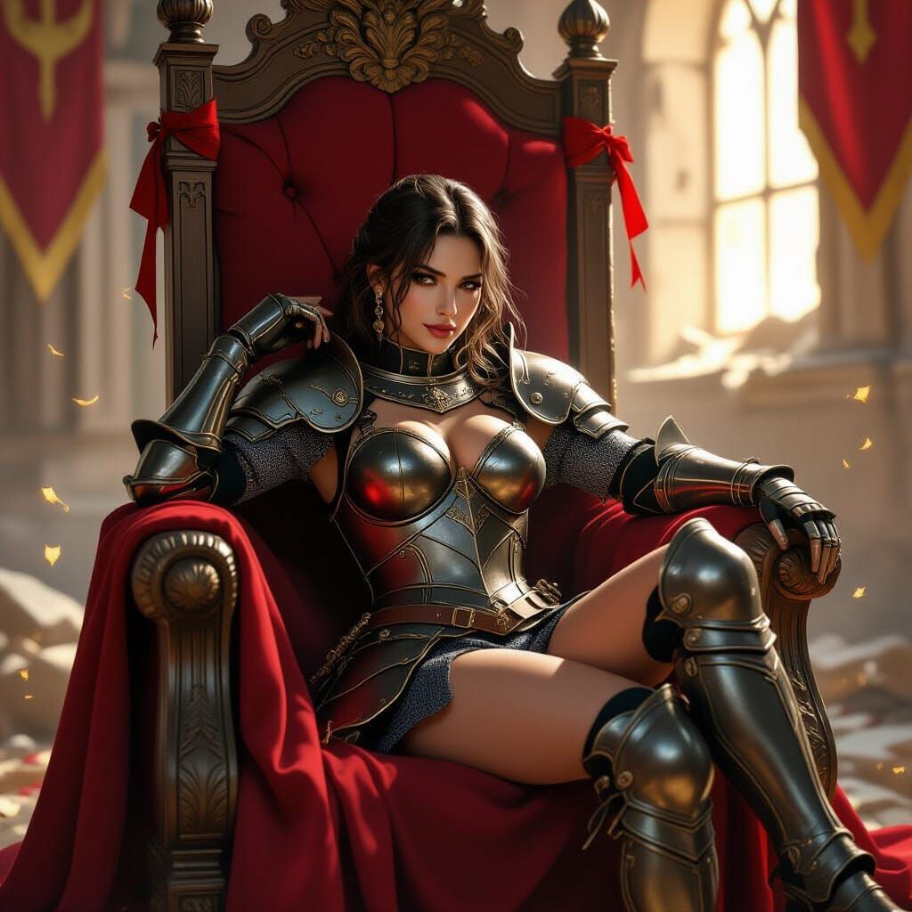 Knight Reclining: Armor Reimagined with Silk