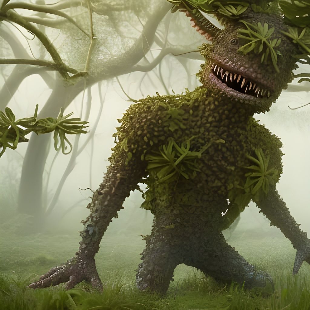 Detailed Mangrove Monster in Marshlands