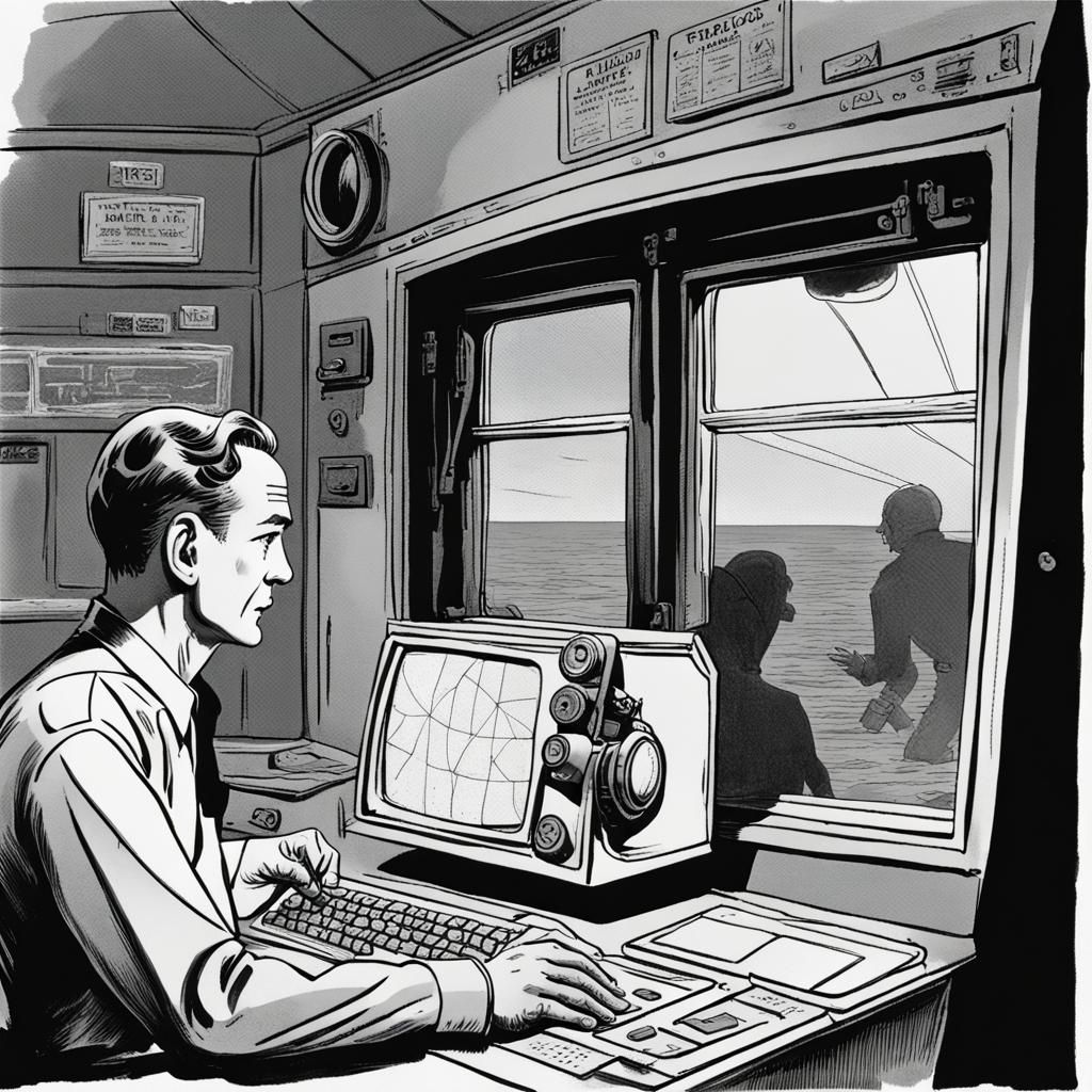 Supergoddess Dimensia in Marsport: Detailed Matte Painting