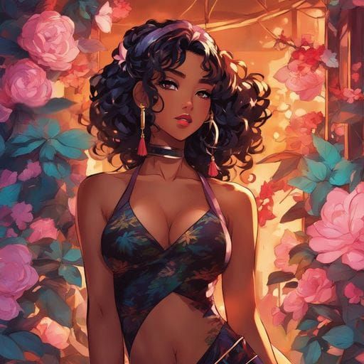 Mesmerizing Beauty: Alluring Asian Woman in Lingerie