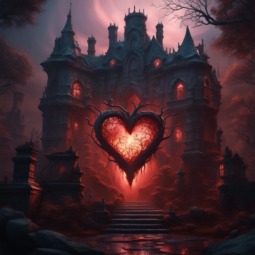 Haunted Heart: Detailed Matte Painting