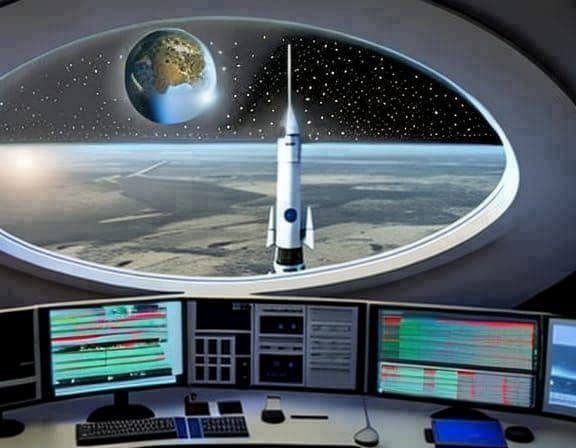 Hyperdetailed Earth in Space, Retro Sci-Fi Style