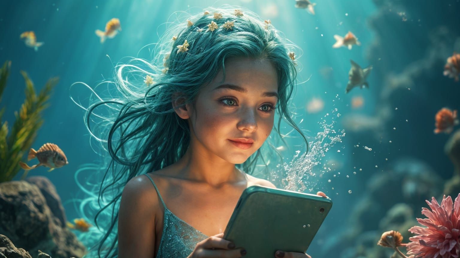 Mermaid's Hope: Ocean Conservation in Disney Animation Style