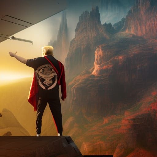 Inspirational Gathering: A Fantastical Digital Painting