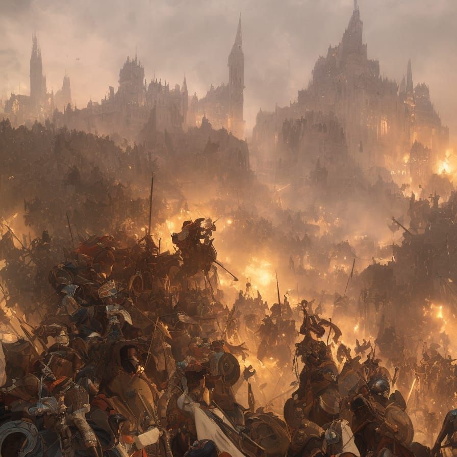 Battle of Crusades, Holy war mixed chaos