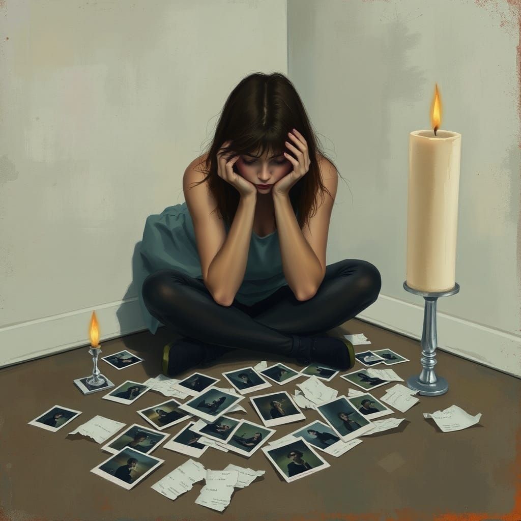 Melancholic Solace in a Desolate Space