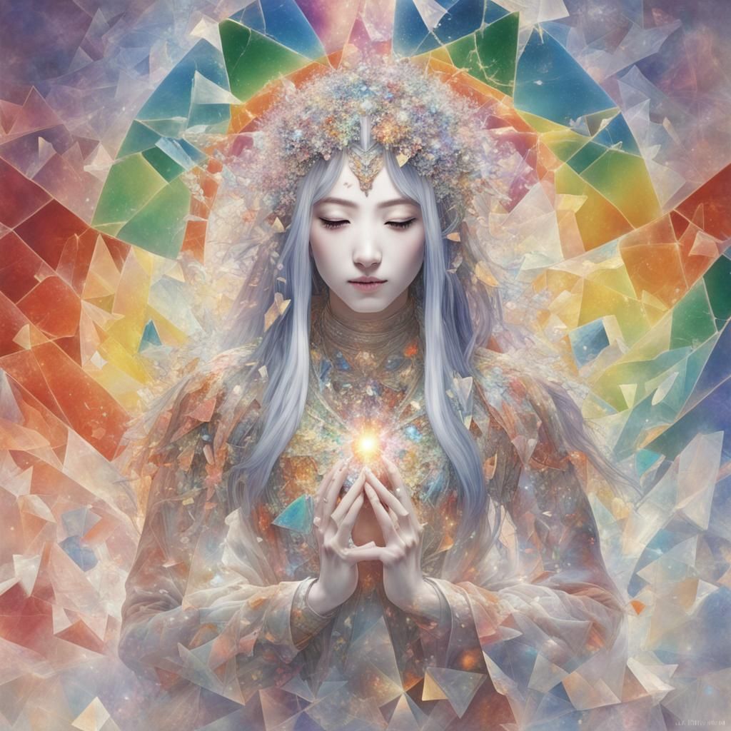 Satureya: Mineral Shards Reflecting Rainbow Love