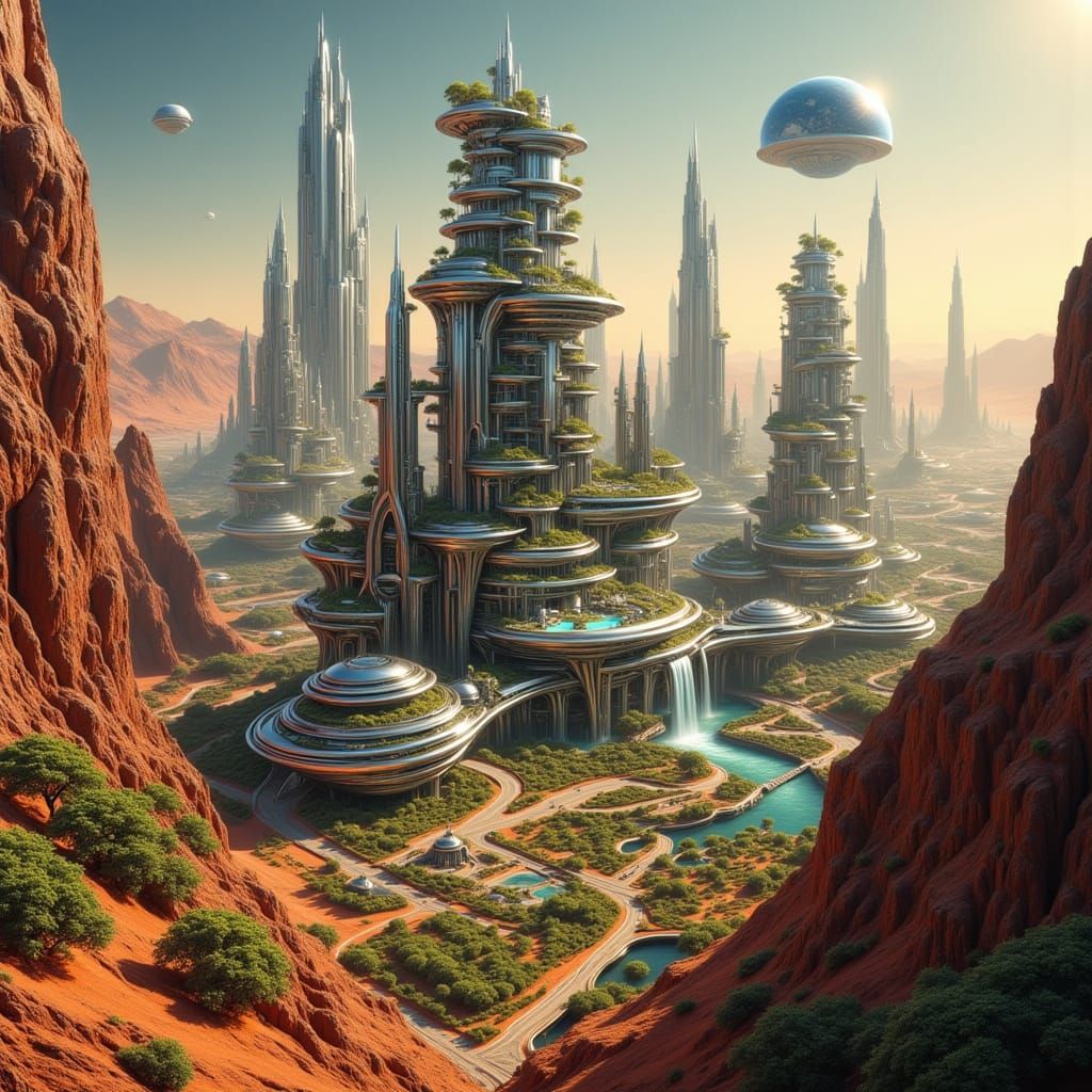 Mars city