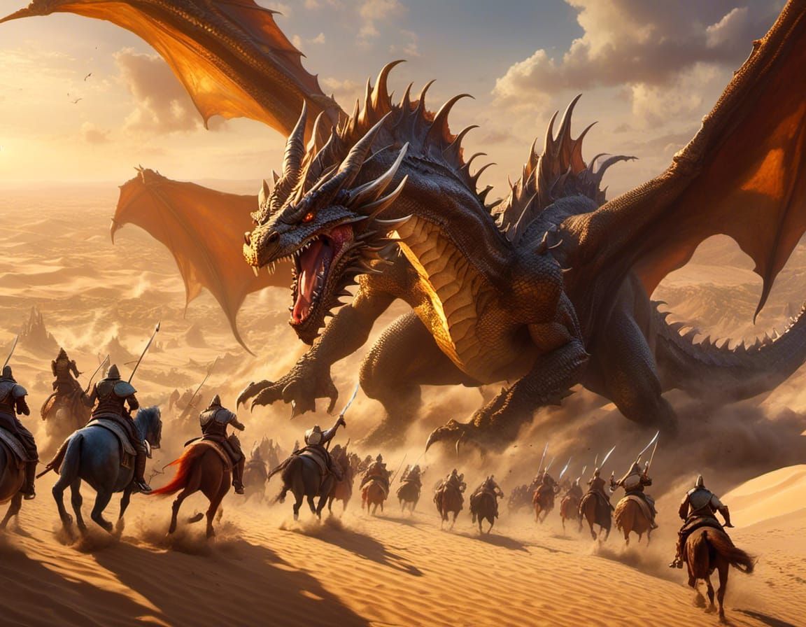 Desert Dragon Fight 3