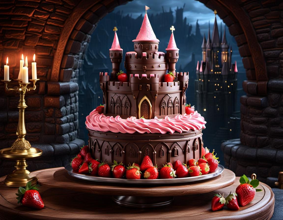 Chocolate Strawberry Cream Pie Kingdom