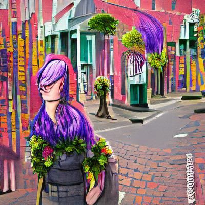 Vibrant New Orleans Street Scene