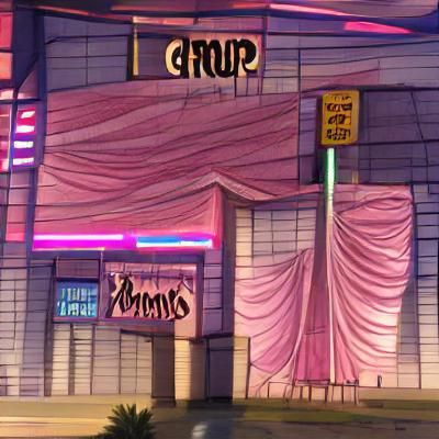 Cyberpunk Cityscape at Night