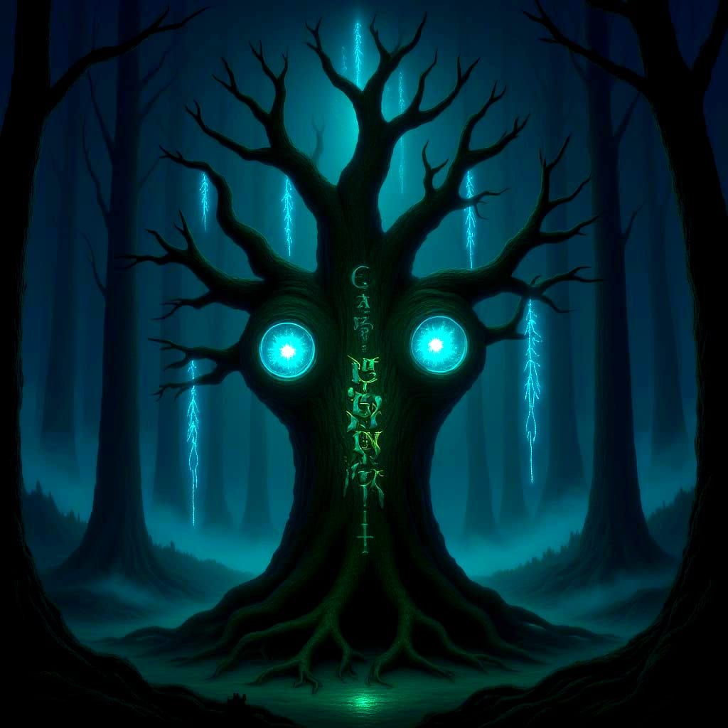 Ancient Tree Spirit of Cosmic Wisdom