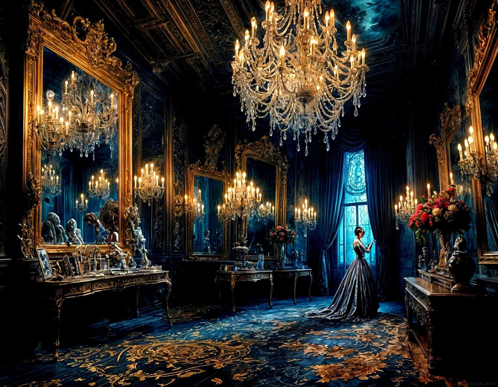 Ethereal Opera Scene in Grandiose Style