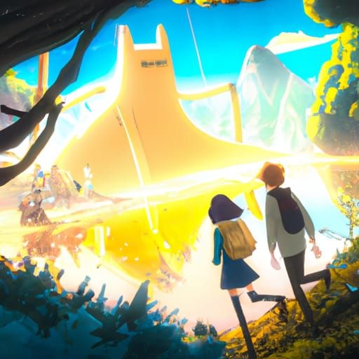 Adventure Time in Studio Ghibli Anime Style