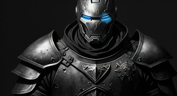 Ironman as Black Knight in Dark Medieval Fantasy