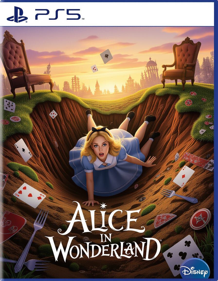 Alice in Wonderland PS5 Game Cover