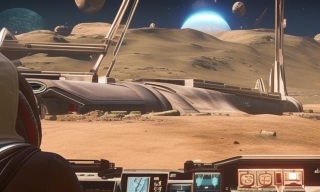Cosmic Landscape Inspired by Space Exploration