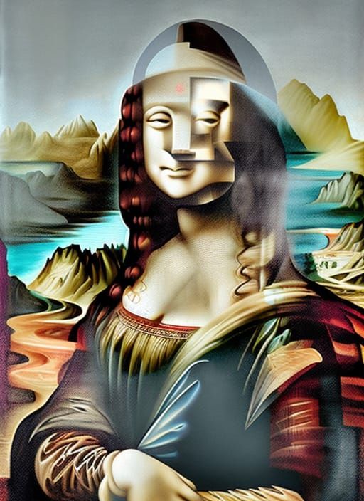 Banksy's Mona Lisa Recreation: Graffiti Art