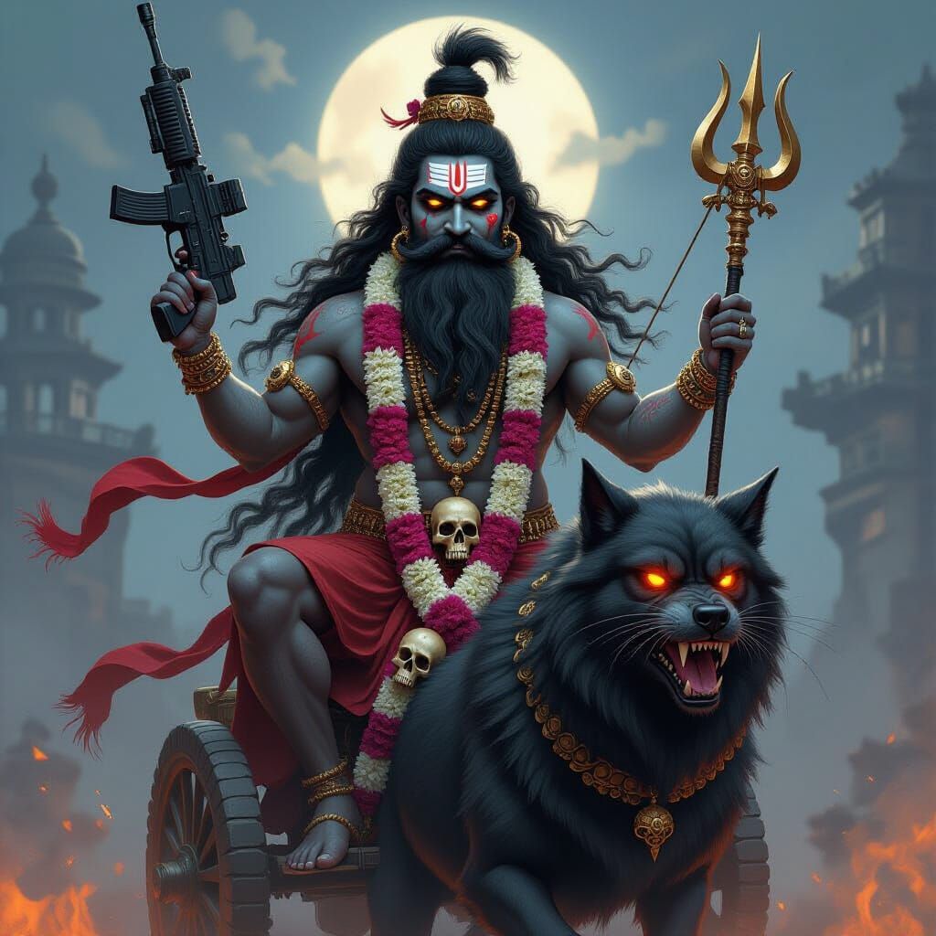 Lord Kaal Bhairav: Biomechanical God of Destruction
