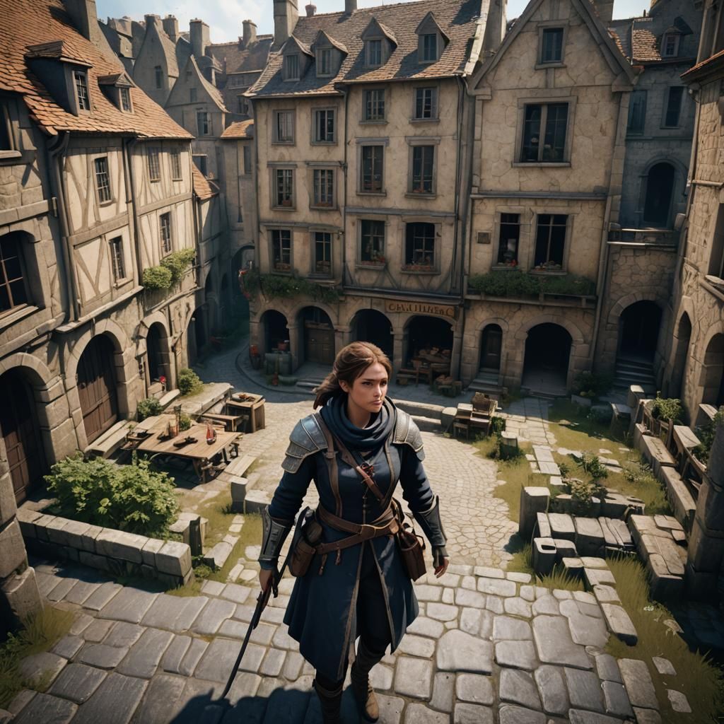 Diana Huntress Shows Breton City in 3D