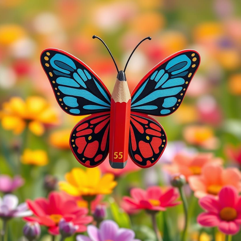 Butterfly Pencil