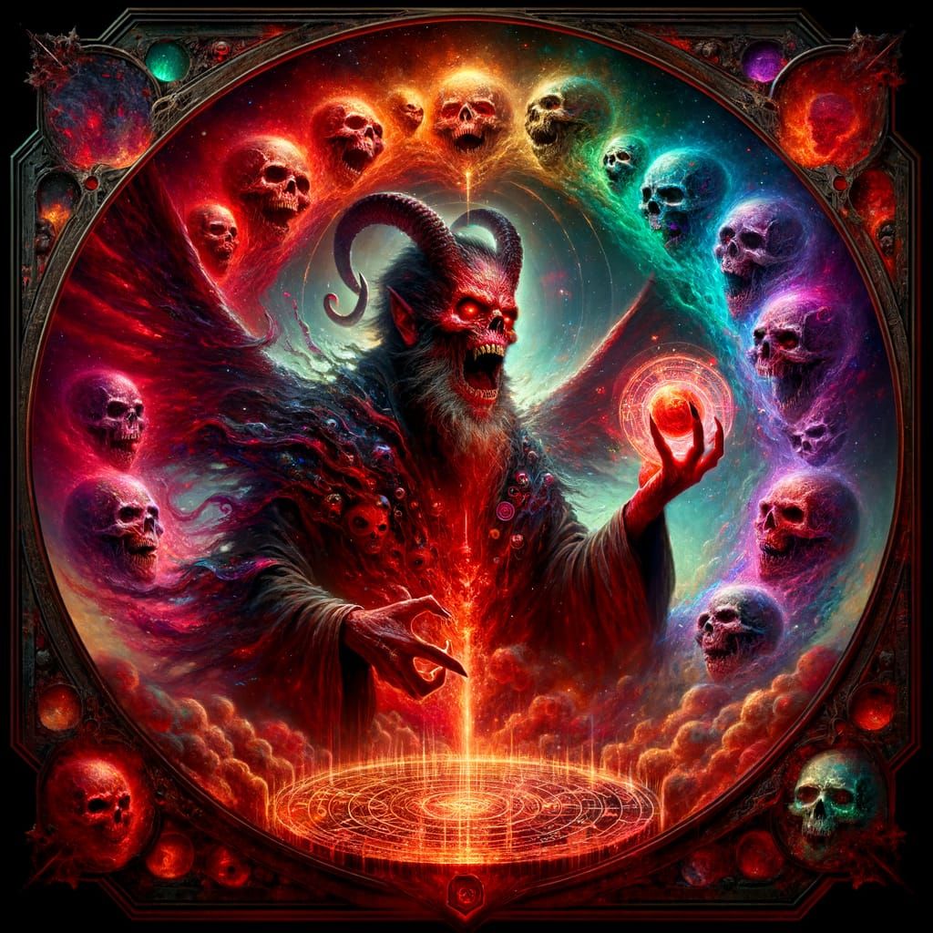 Arch-Devil Soul Merchant Trading Souls for Weapons