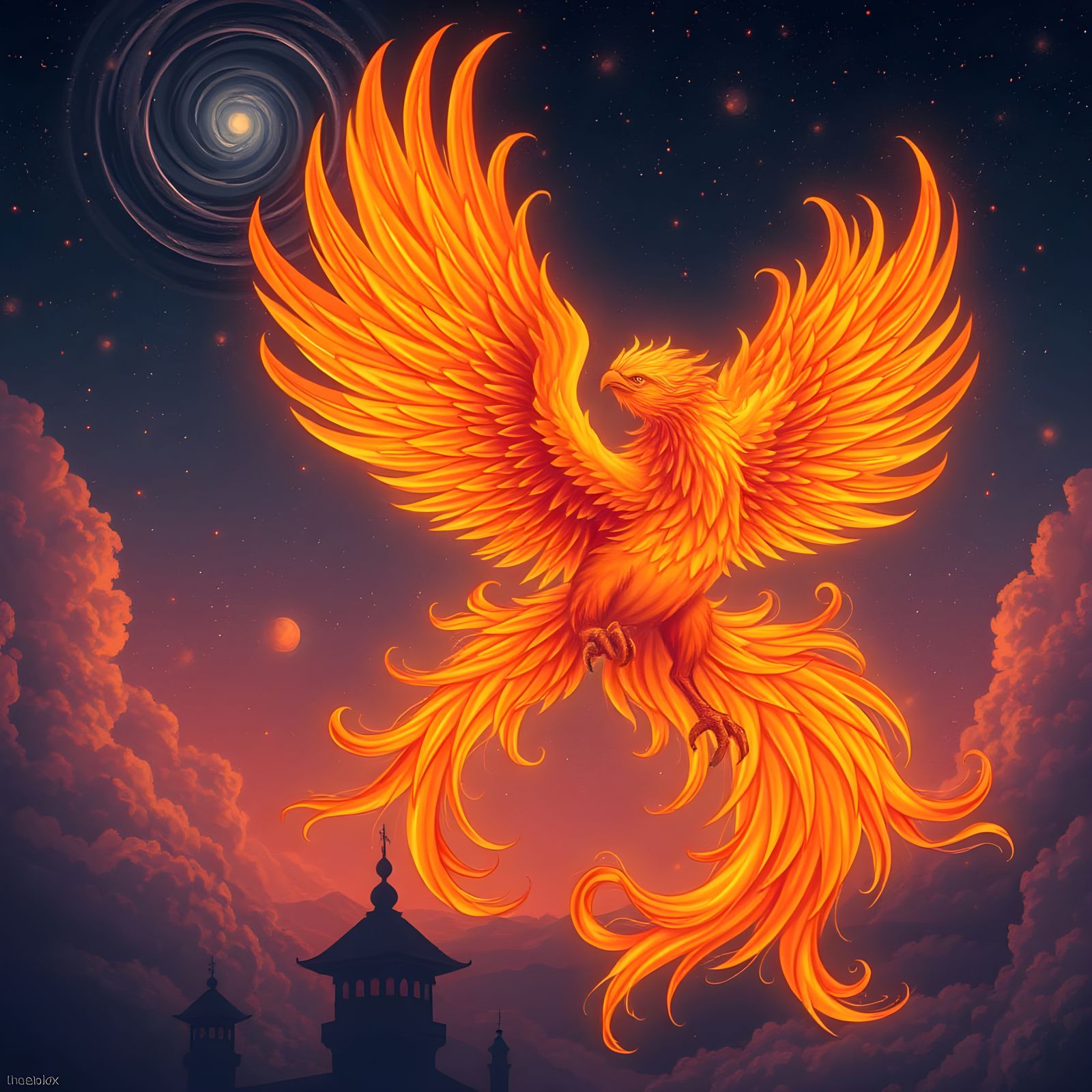 Mysterious Abstract Image with Unknown Symbols