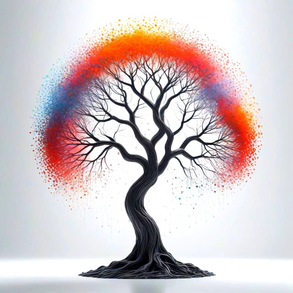 A Masterpiece of Human-Tree Harmony in Minimalist Geometric ...