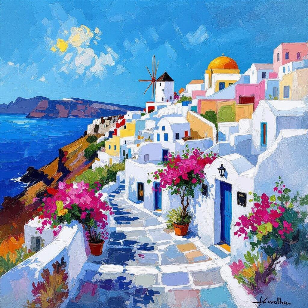 Santorini inspired (4 likes)