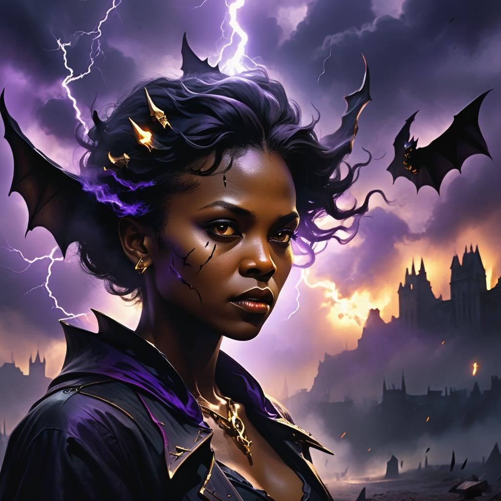 Ethereal Woman in Dark Fantasy Art