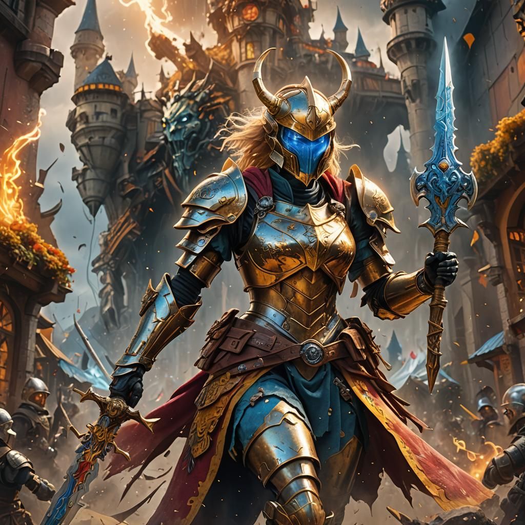 Oktoberfest Halfling Fighter with Air Wall, Digital Matte Pa...