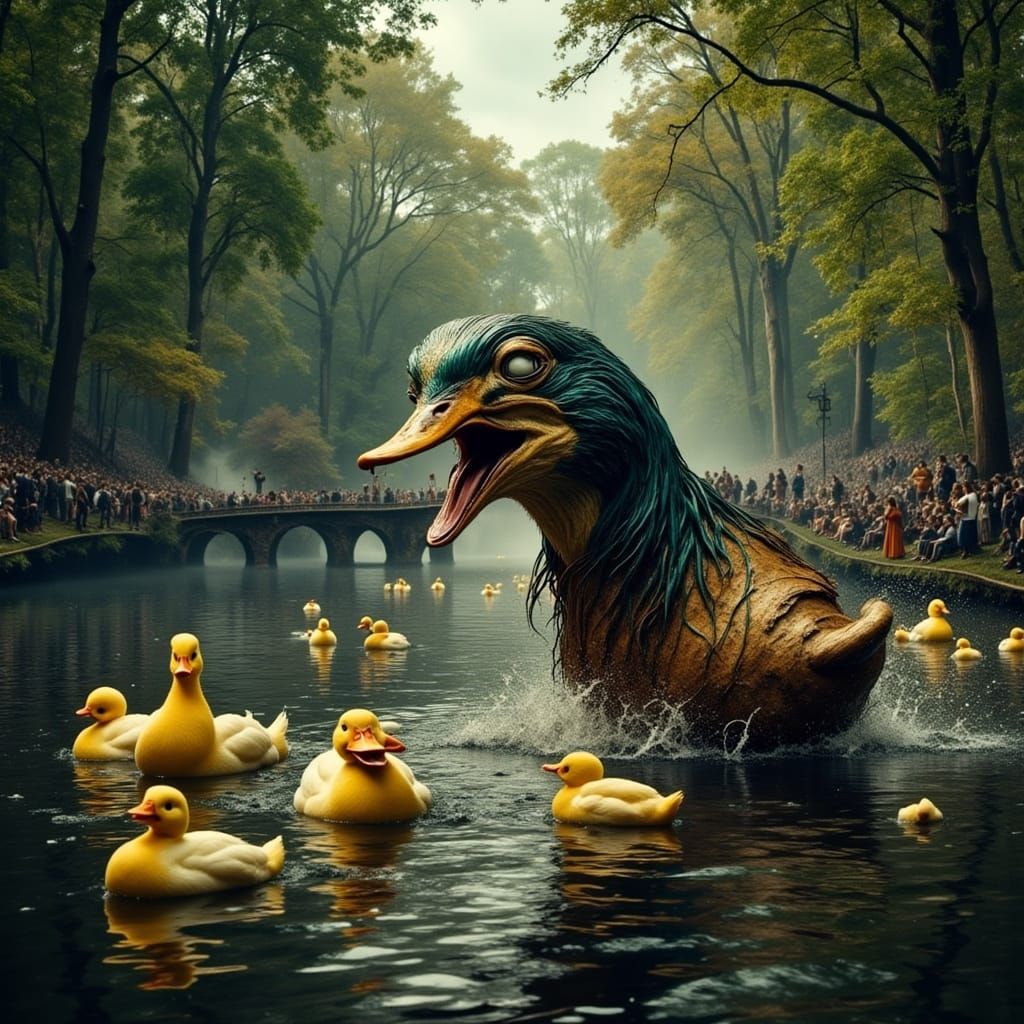 Apocalyptic Chaos in Central Park as Screaming Attack Ducks ...