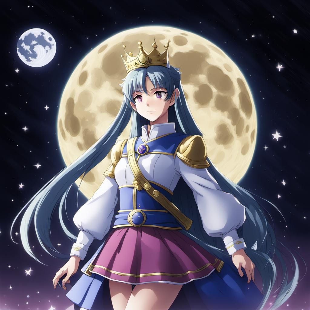 Usagi Tsukino, Moon Queen in Anime Style