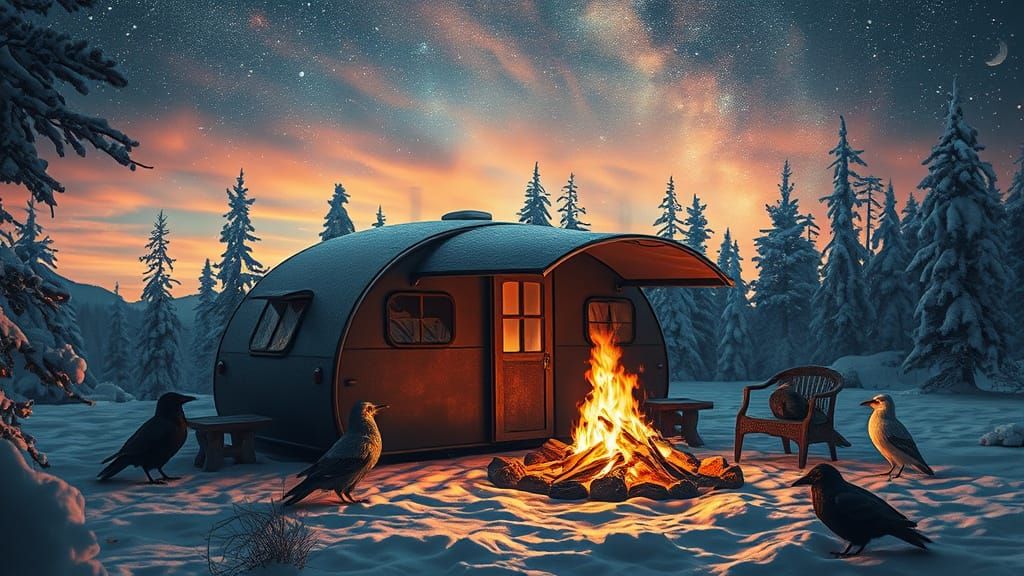 Winter Wonderland in Cosmic Perspective