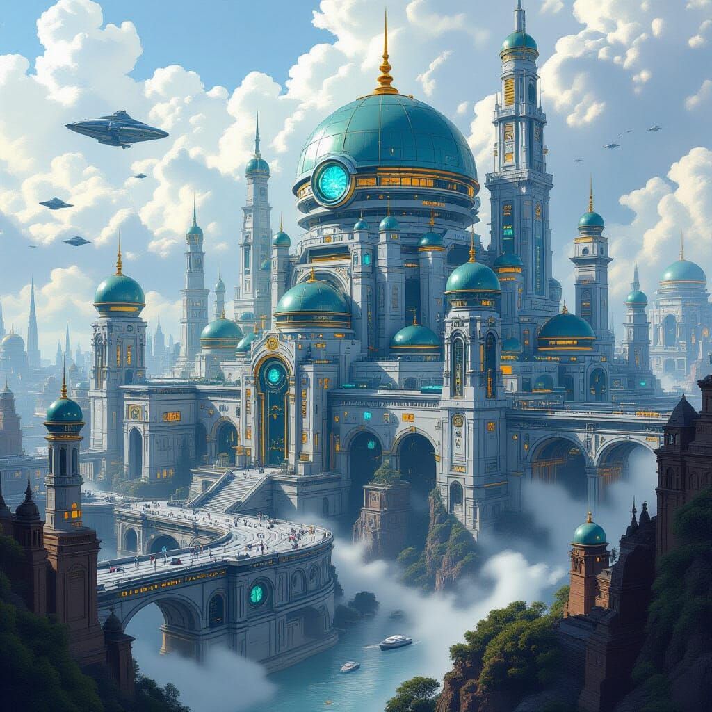 Majestic Metropolis of Tartaria with Ancient Technologies